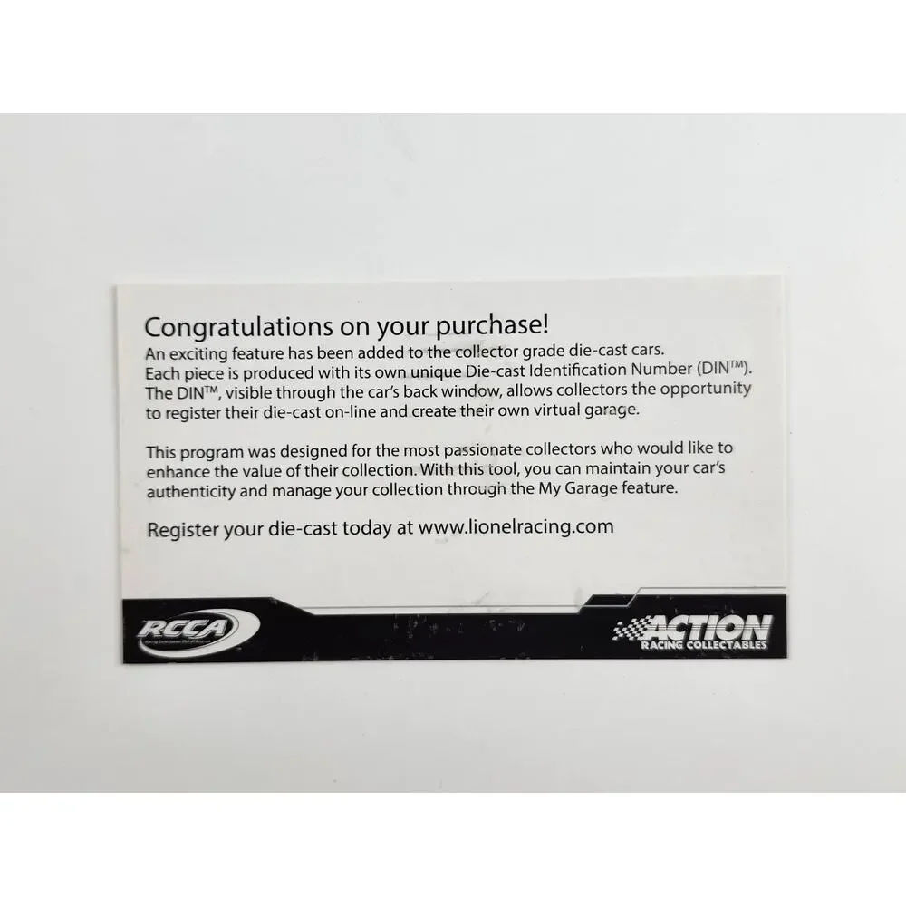 Trevor Bayne #6 Winn Dixie 2013 Mustang Lionel Color Chrome Purple Signed 1 of36